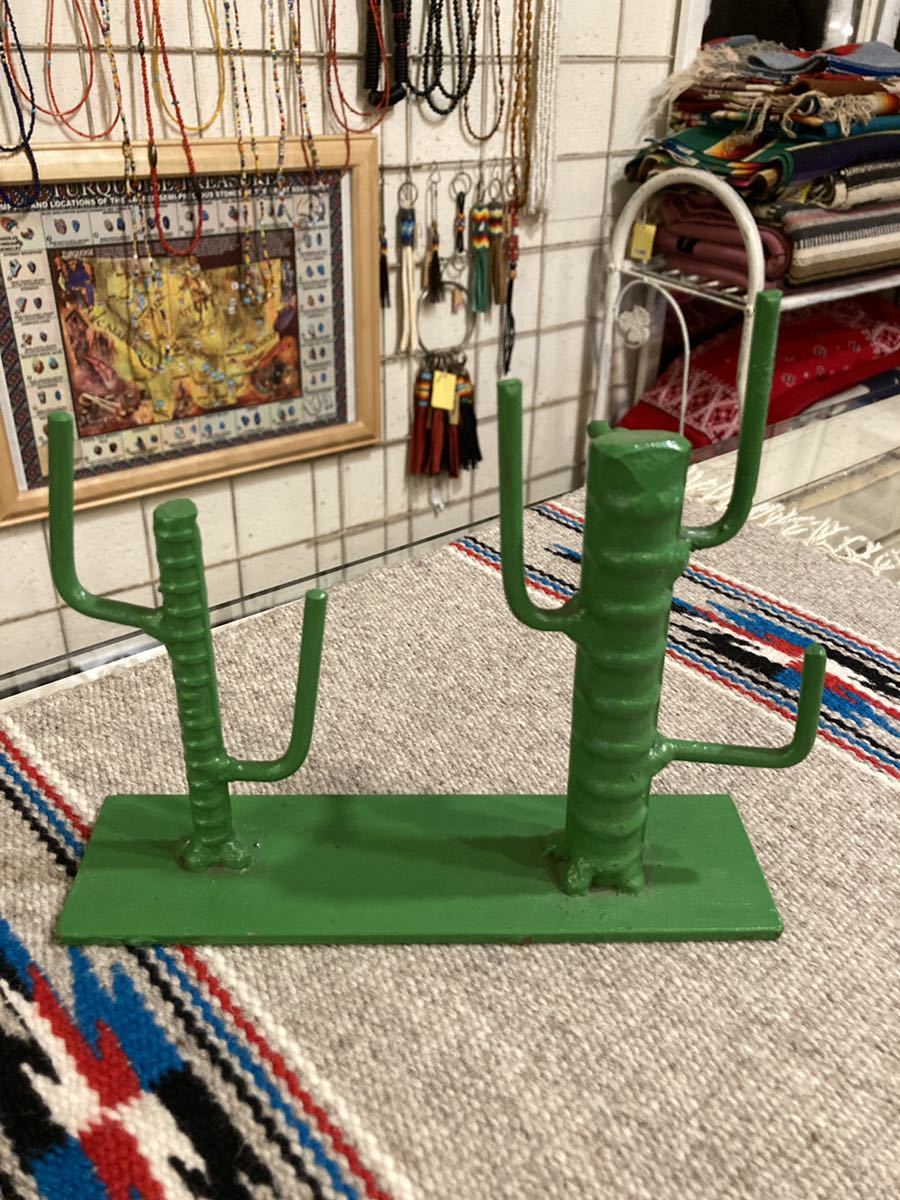  iron CACTUS cactus jewelry rack ornament 3 interior me licca Indian kau Boy west coastal area Surf Country Setagaya base USA Vintage 