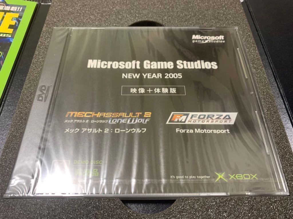 XBOX体験版ソフト メックアサルト2 ローンウルフ＋Forza Motorsport Microsoft Game Studios New Year 2005 Mech Assault DEMO DISC 非売品
