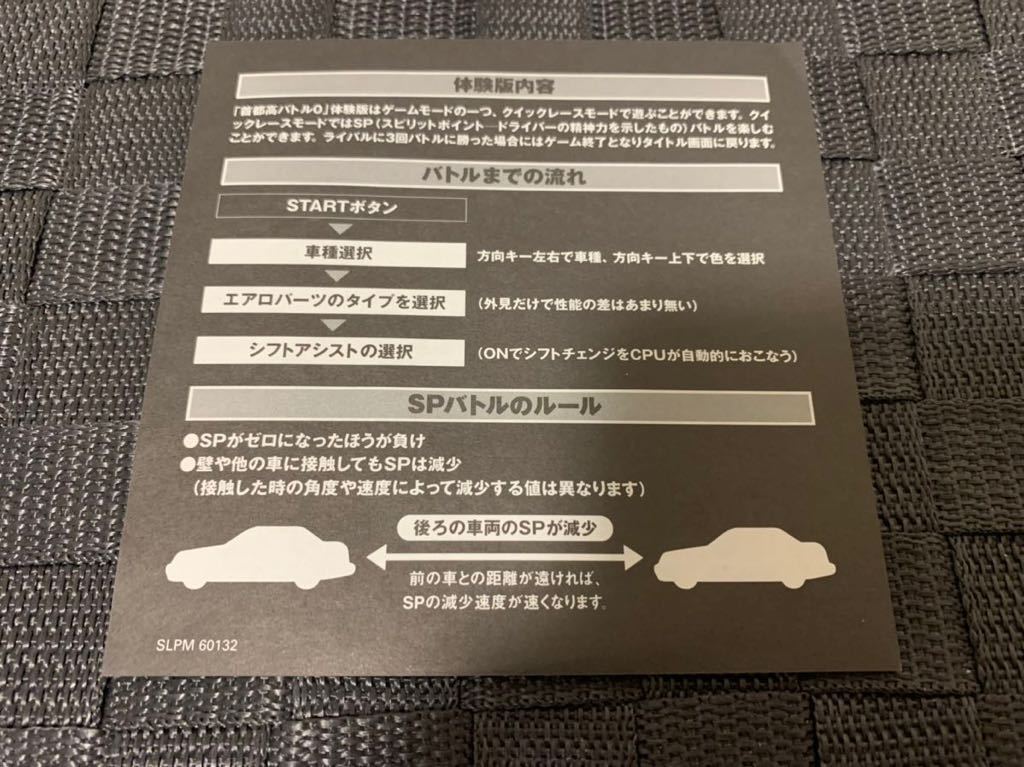 PS2体験版ソフト 首都高バトル ZERO 0 非売品 GENKI PS2体験版ソフト 首都高バトル ZERO 0 非売品 GENKI