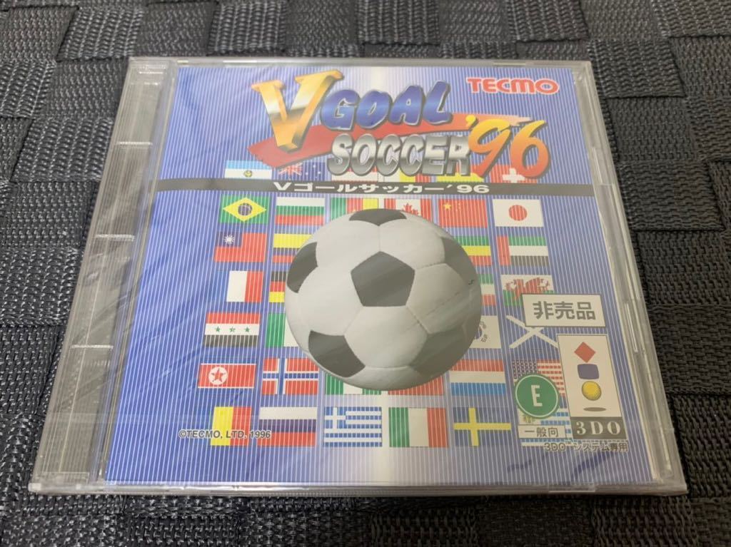 3DO店頭体験版ソフト V GOAL SOCCER'96 デモCD ブイ ゴール サッカー96 非売品 3DO REAL Panasonic SHOP DEMO DISC SOFT TECMO テクモ