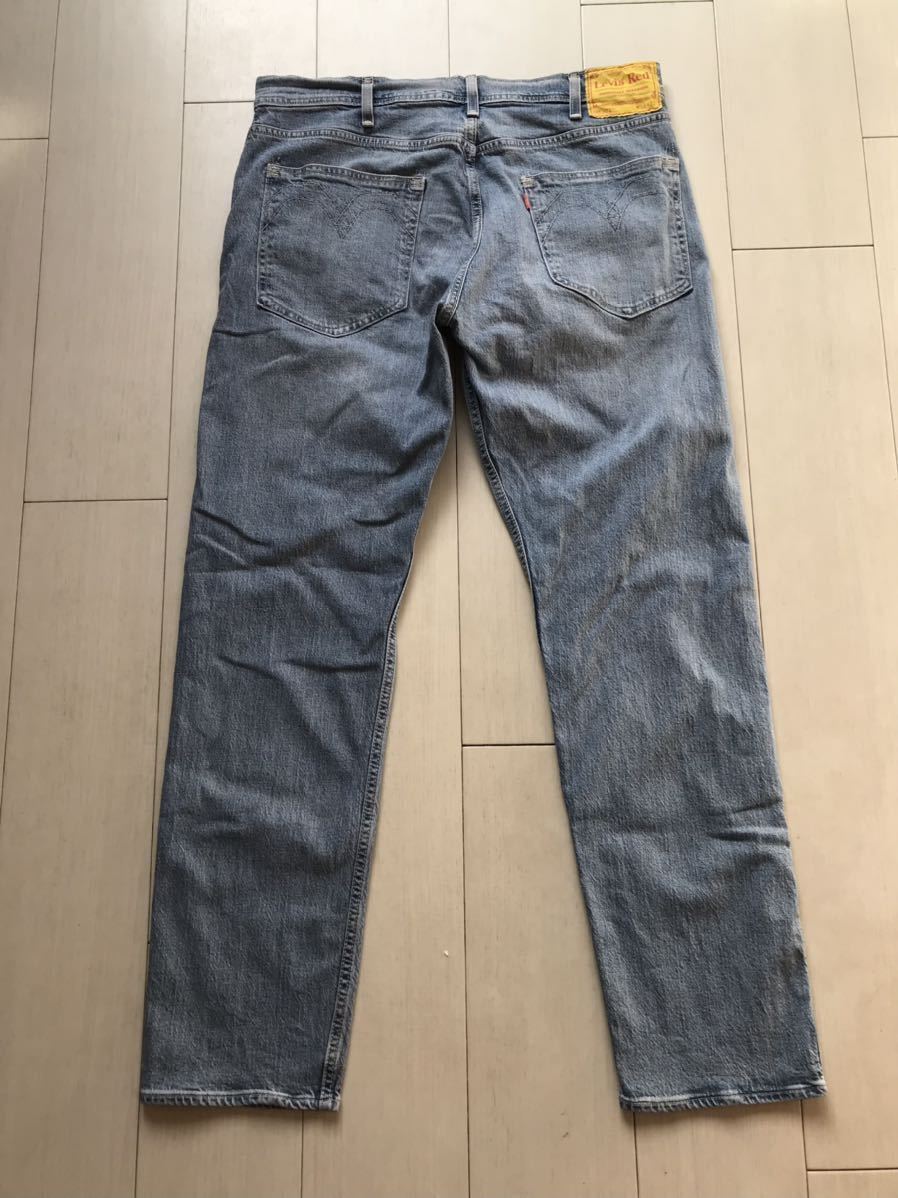 【即決】W34 リーバイス　Levi'sRED 502 ライトブルーカラー　水色　ジッパーフライ　弱ストレッチ　テーパードジーンズ_画像5