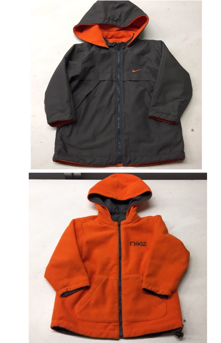 free shipping *NIKE Nike * reversible * fleece jacket jumper coat outer * Kids child 100 #31122sNj103