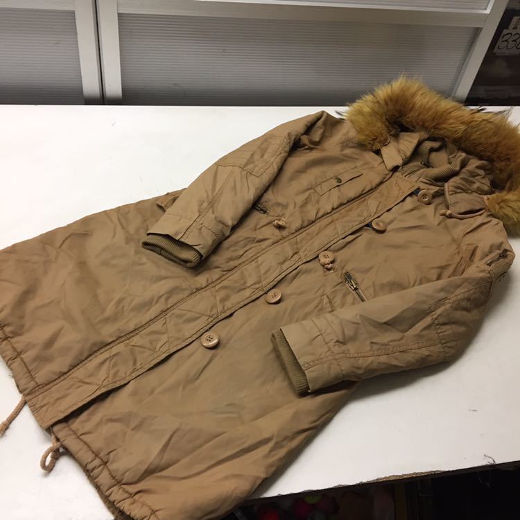 送料無料 マウジー MOUSSY ロングコート モッズコート ロングジャンバー ファー取り外し可能 サイズ1 #31122skake