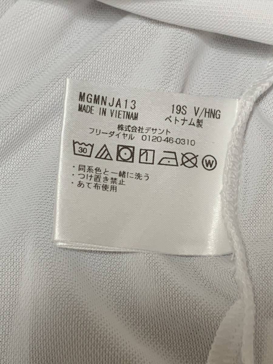  beautiful goods * [Munsingwear] 19SS surfboard penguin Golf polo-shirt wear L white Munsingwear wear 