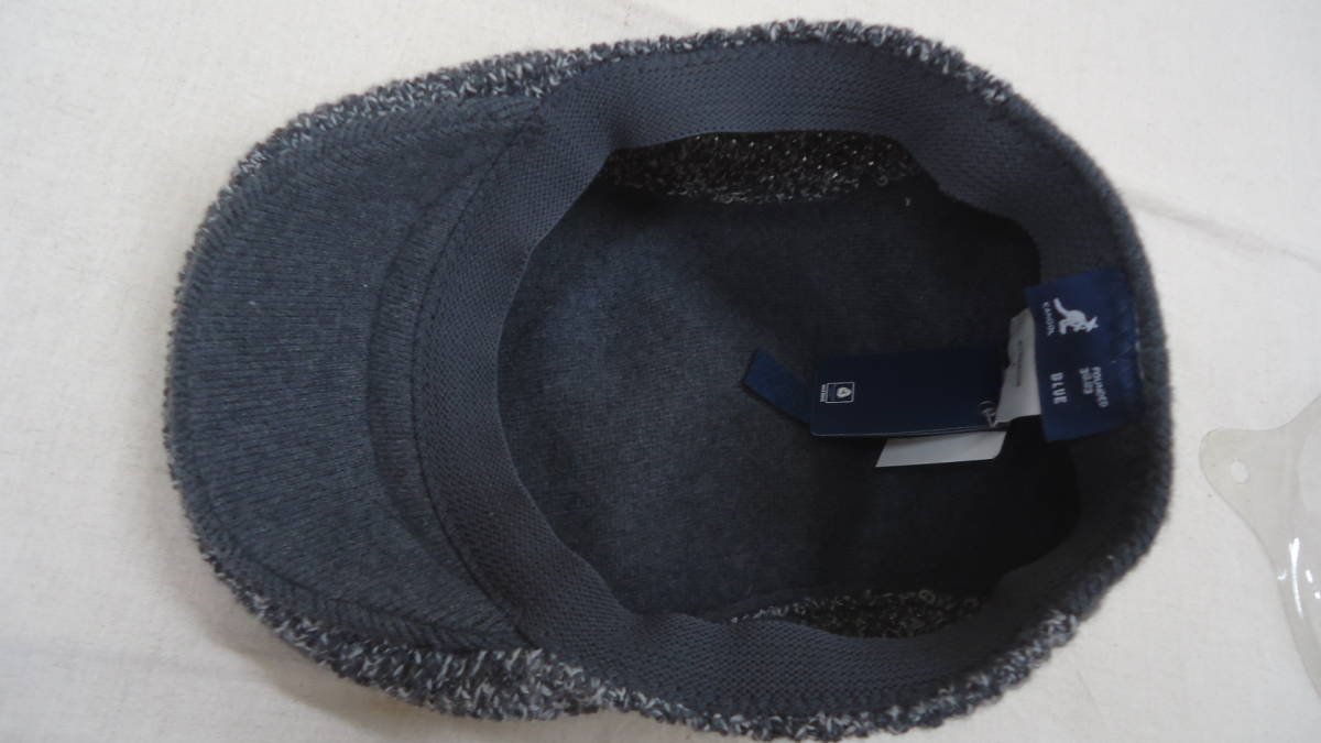 KANGOL BLUE старый модель кепка hunting cap угольно-серый L полцены 50%off Kangol шляпа шляпа Yupack (.... версия ) анонимность рассылка 