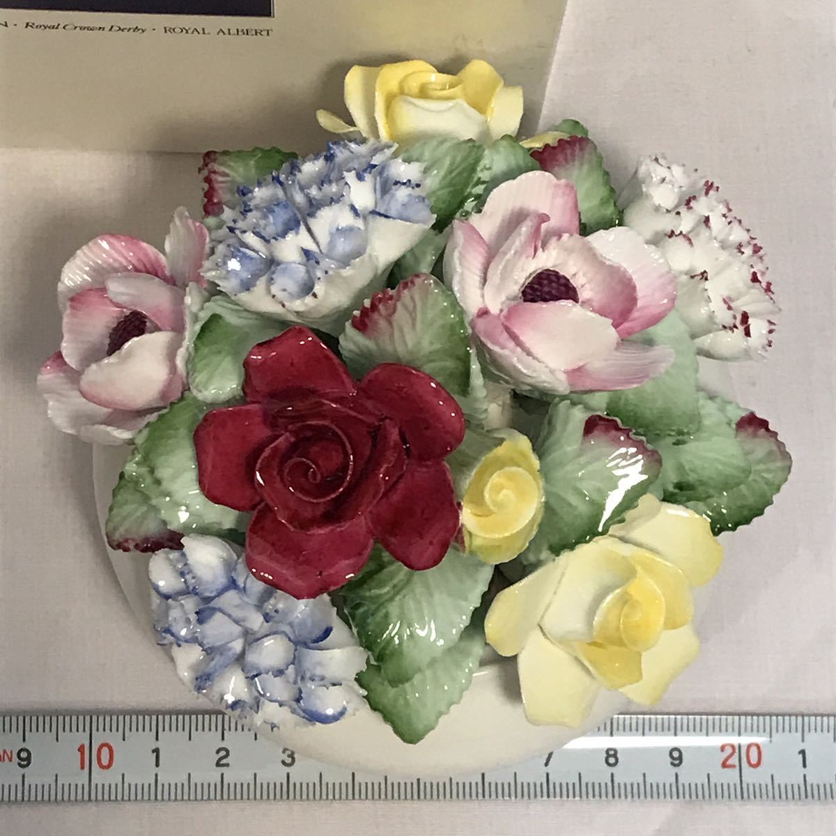 未使用 箱入 陶花 ロイヤルドルトン ROYAL DOULTON オブジェ 置物