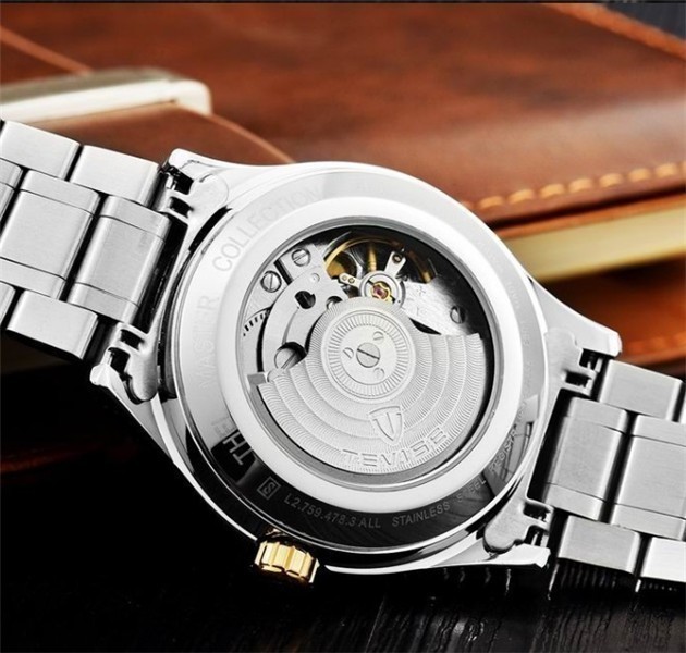 メンズ高級腕時計 機械式 自動巻 40mm カレンダー表示 男性 ウォッチ 紳士 通勤 ビジネス ファションDJ1728_画像4