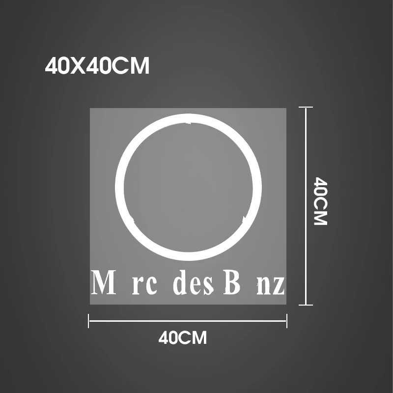 メルセデスベンツ　ステッカー　※やや折れあり　特大　大きいサイズ　ブラック シルバー　1つお選び下さいませ　※シルバー発注中_画像5