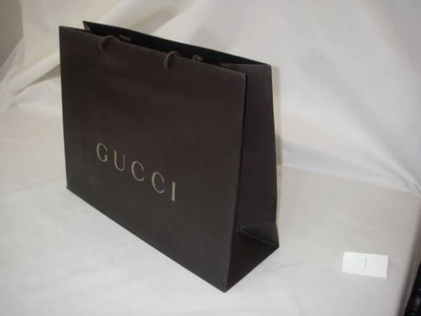 1285 GUCCI グッチ ペーパーバック 紙袋 中_画像1