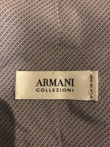 ARMANI COLLEZIONI ネクタイ アルマーニ コレツィオーニ スーツ ビジネス フォーマル ライトパープル_画像2