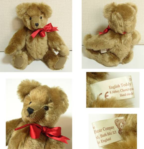 ● The English Teddy Bear Company テディベア 英国 /イングリッシュ テディーベア カンパニー/LONDON/ENGLAND/GB/モヘア/イギリス/レトロ_画像1