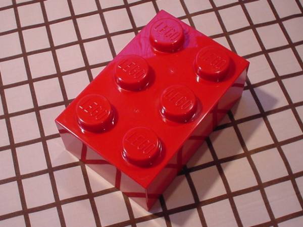 ◆ＬＥＧＯ/レゴ◆ジャンボブロック ［赤］ 【２×３】