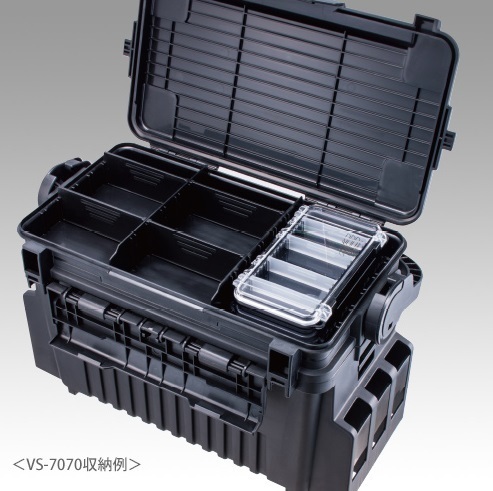 在庫 メイホウ タックルボックス 明邦化学 ツールケース VS-450WG クリアブラック サイズ175x105x43mm HG メイホー MEIHO バーサス VERSUS_画像4