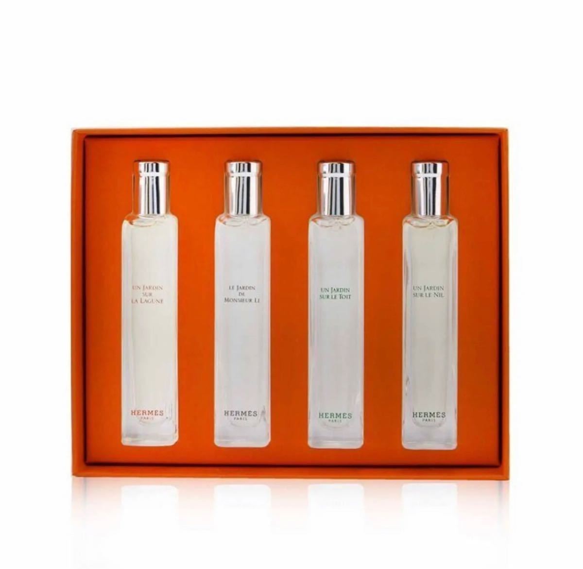 HERMES】エルメス限定ミニボトル香水4点セット 2021クリスマス HERMES】エルメス限定ミニボトル香水4点セット 2021クリスマス