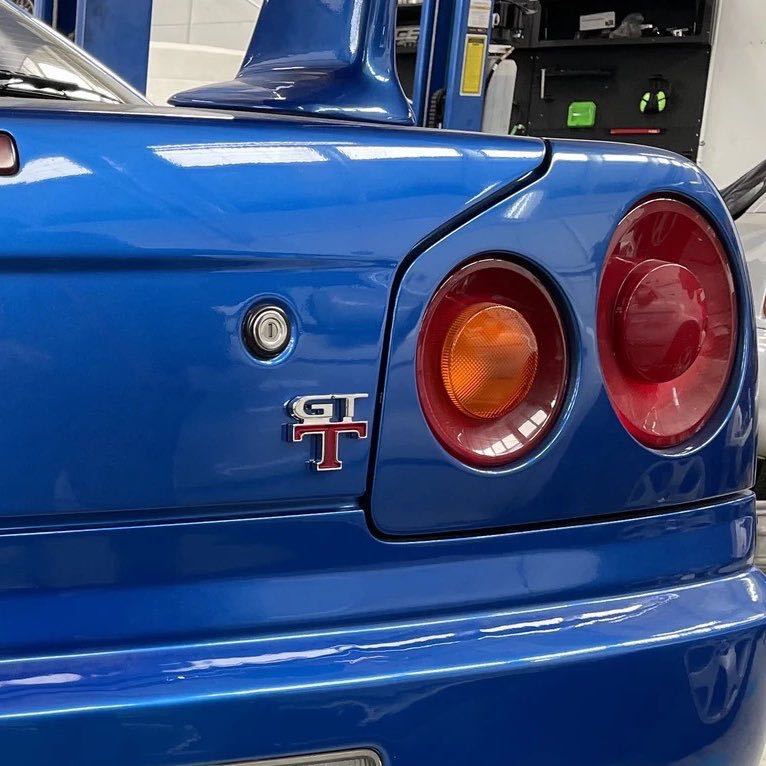 R34 GT-Tエンブレム　セット　GTR GTT ER34 BNR34 R34 日産 スカイライン　Skyline Sロゴ_画像6