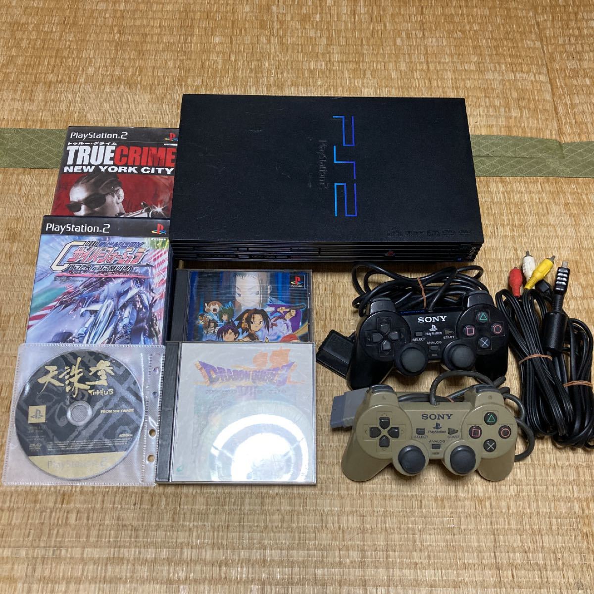 SONY PlayStation2 ソニー プレイステーション2 PS2 ソフト5本セット SCPH-50000