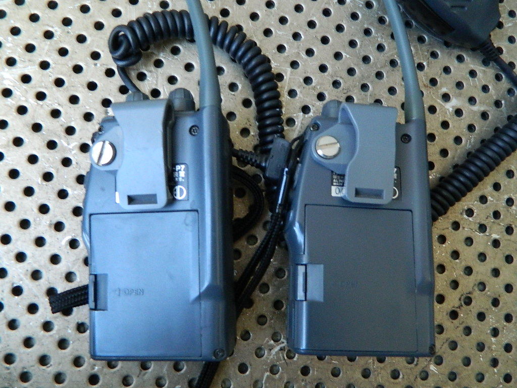  used * ALINCO DJ-P7 pair .(EMS-9 attaching ) : junk treatment 