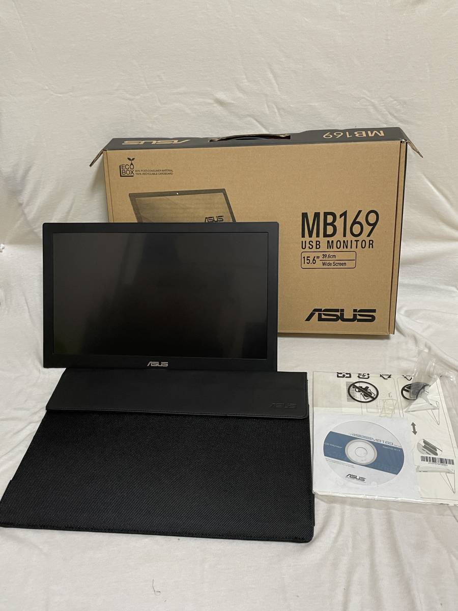 良好 ASUS MB169B+ 15.6型フルHD IPSパネル モバイルモニター 専用