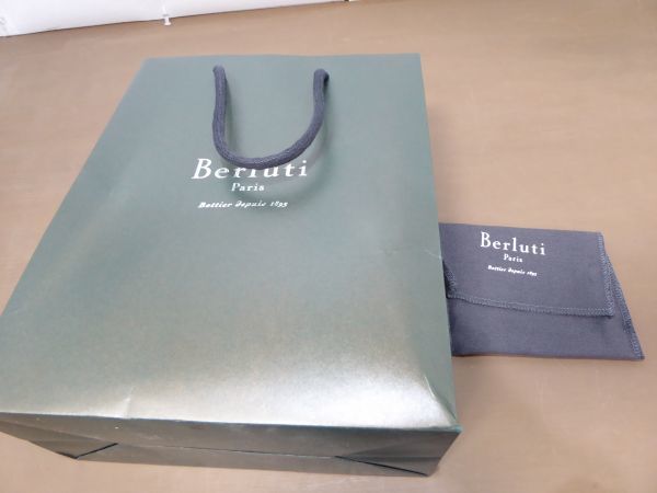 未使用品 Berluti/ベルルッティ レザーシガレットケース ブラウン