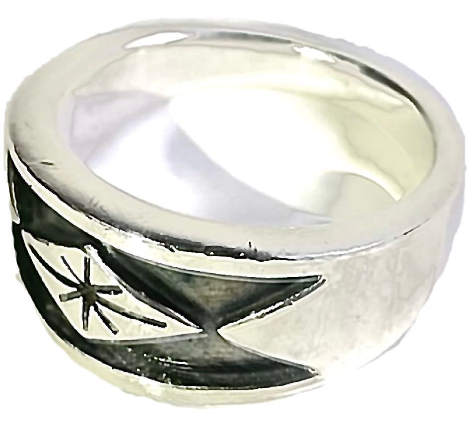 [ rare ]Lord Camelot design silver men's ring silver 925 Lord Camelot 21 number rom and rear (before and after) 11.5g