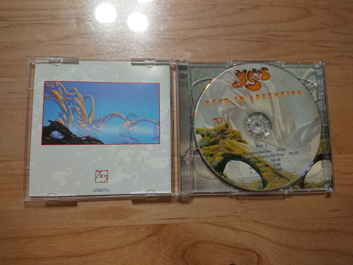 ★イエス YES ★Keys to Ascension ★2CD ★紙ケース付 ★中古品