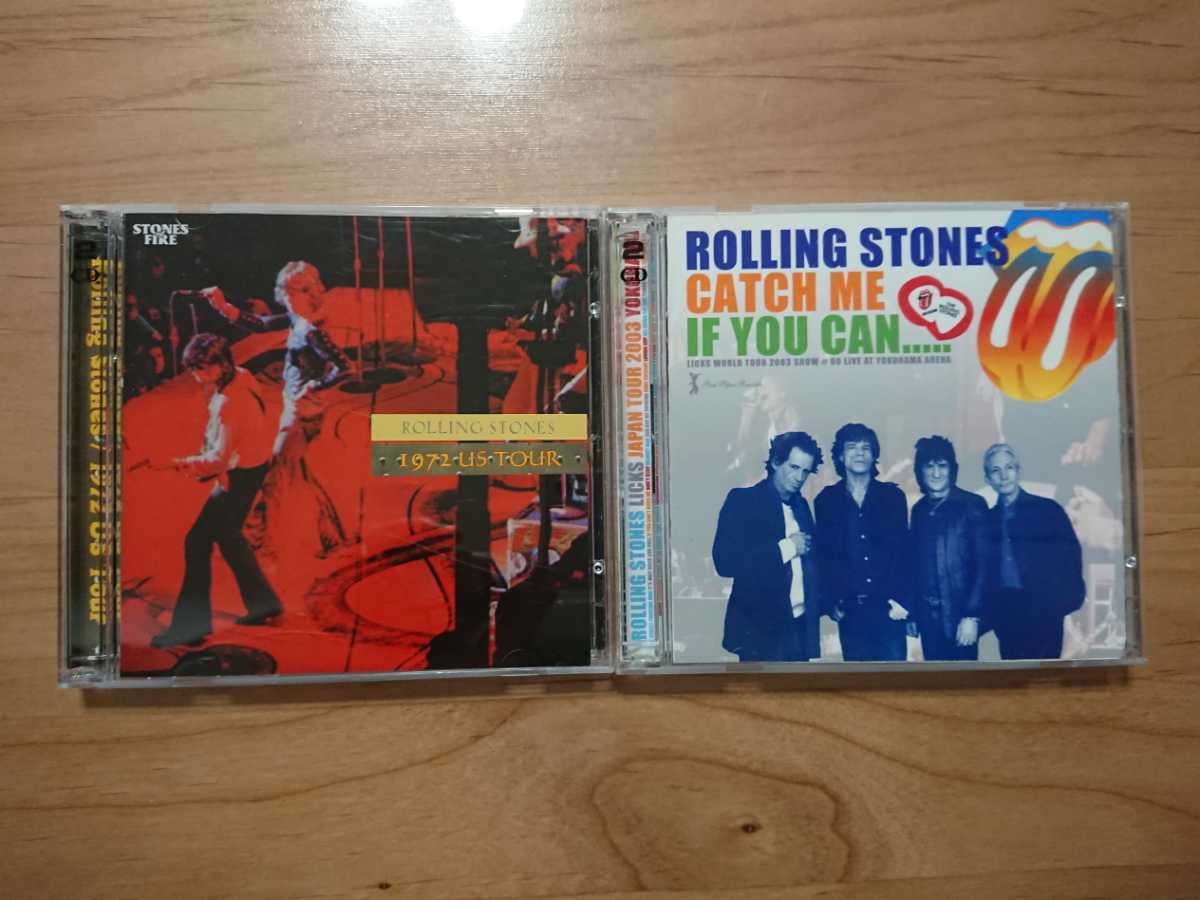 ★ローリング・ストーンズ The Rolling Stones ★Us Tour Canada 1972★Catch Me If You Can Japan 2003★4CD★中古品★中古レコード店購入