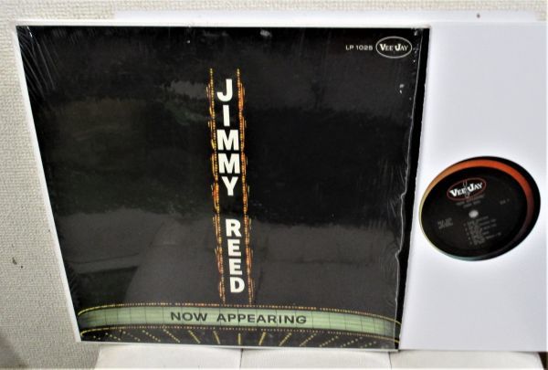 Blues LP ● Jimmy Reed Now Appearing [ US ORIG '60 Vee Jay Records LP 1025 MONO ] SHRINK_画像1
