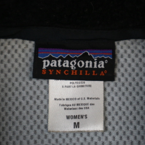 patagonia SYNCHILLA レトロX フリース ベスト Women's M ブラック パタゴニア シンチラ 2006年製 Retro-X ジャケット アウトドア 23080_画像4