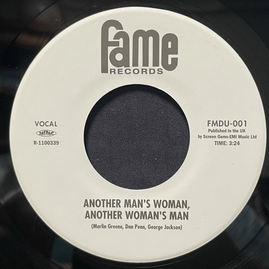 George Jackson Double Lovin' / Margie Alexander　Another Man's Woman, Another Woman's Man / FAME FMDU001 中古品