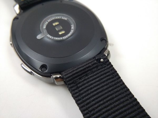 ナイロン製ミリタリーストラップ 交換用腕時計ベルト クイックリリース 黒Xブラック Lサイズ 20mm_画像5