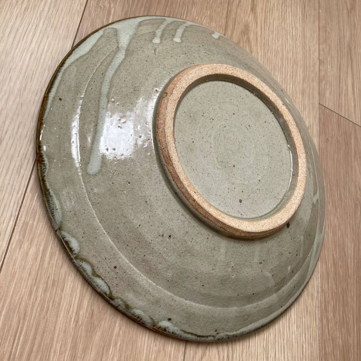 作者不明 大皿 31cm 民藝 益子焼 陶器 飾り皿 驚きの価格が実現！ 益子焼