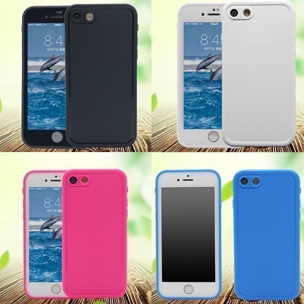 5 color * postage 140 jpy *iPhone SE waterproof case waterproof cover water p Roo impact absorption domestic delivery black * white * blue * pink * half transparent gold 