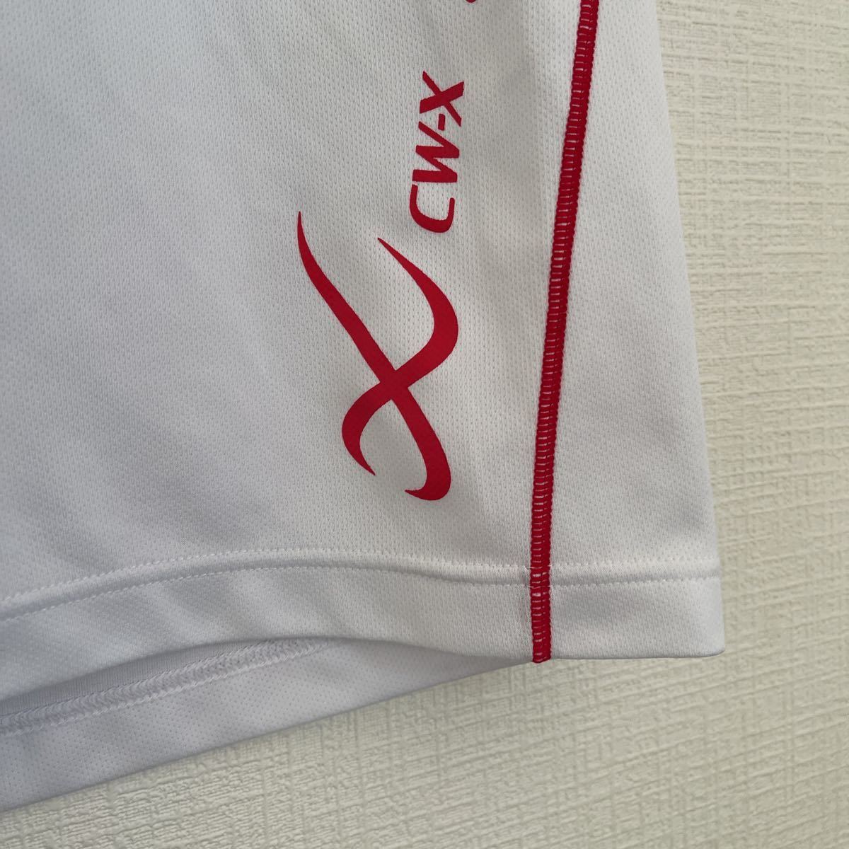 X CW-X Wacoal спорт одежда женский короткий рукав футболка сетка p Ractis S размер 