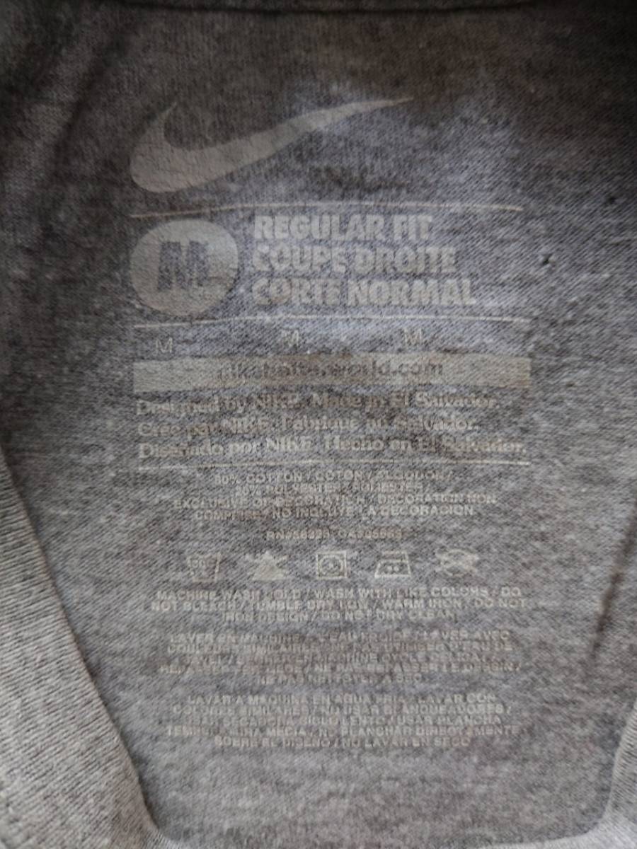 Nike Nike [US б/у одежда ] футболка с длинным рукавом М размер серый 953-4K0104