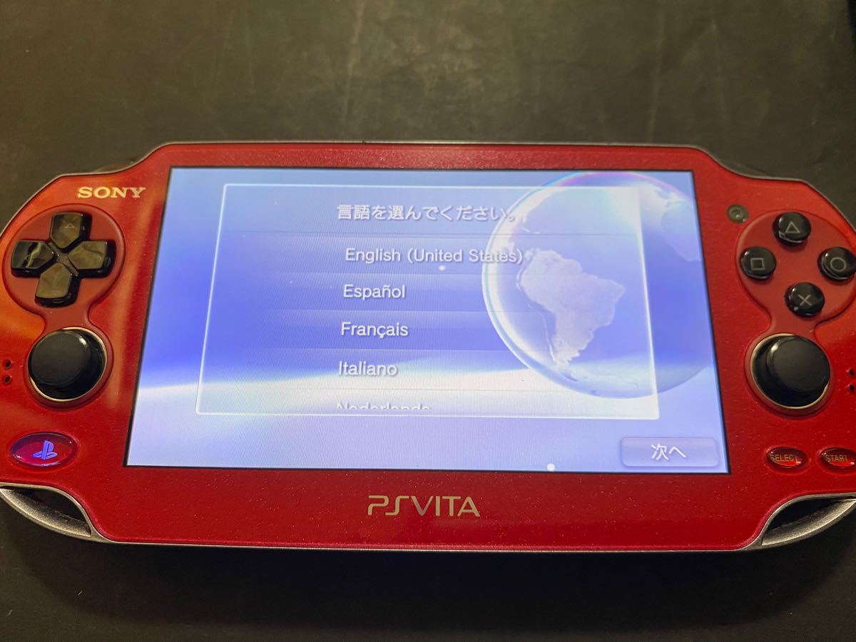 PlayStation Vita Wi-Fiモデル コズミック・レッド PCH-1000 ZA03