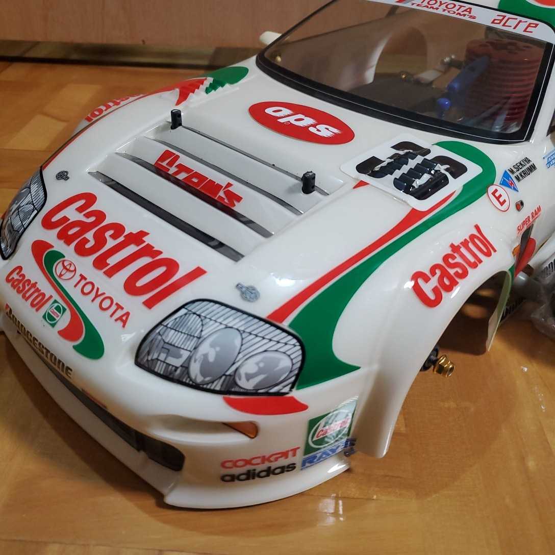 タミヤ 1/8TGXフルオプ未走行!希少なパーツ盛りだくさん!スープラ