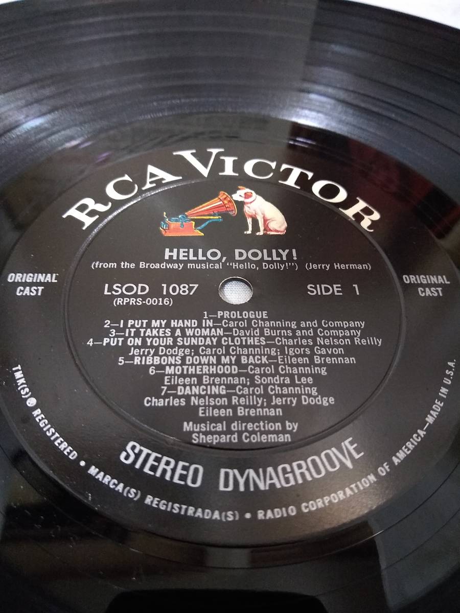 S0428 record Hello, Dolly! Hello Dolly! original soundtrack LSOD-1087