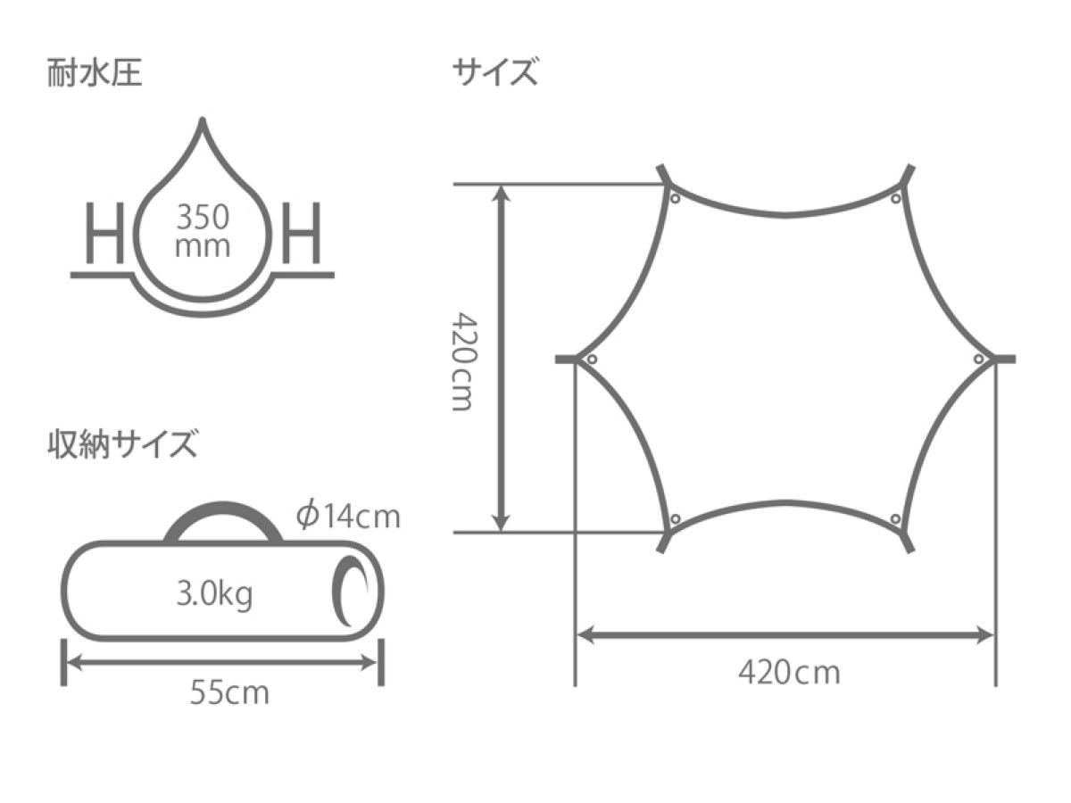 DOD ヘキサタープ DOD TT5-582-TN タン | contifarma.pe