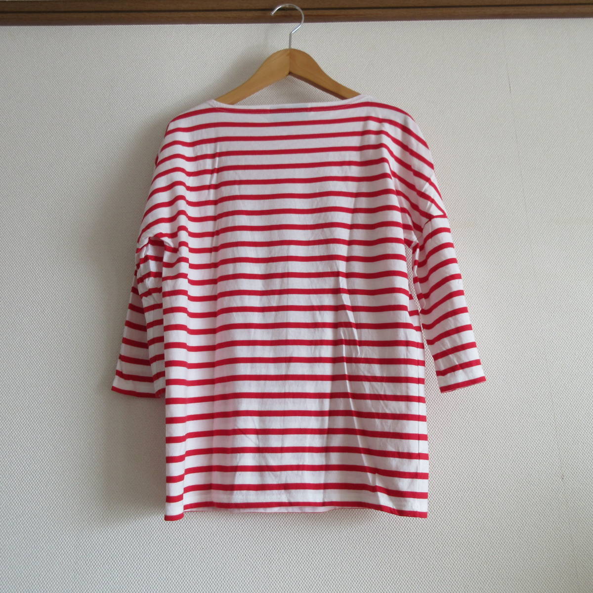 【ほぼ未使用】SAINT JAMES ボーダー カットソー SAINT JAMES セントジェームス 七分丈ボーダー柄カットソー RN