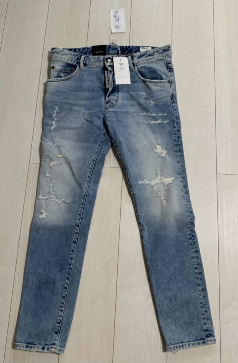 数量限定セール メンズ ディースクエアード 未使用 新品 77,000円 デニムパンツ パンツ ジーンズ イタリア製 デカタグ DSQ DSQUARED2 M~Lサイズ 48 ジーンズ 数量限定セール メンズ ディースクエアード 未使用 新品 77,000円 デニムパンツ パンツ ジーンズ イタリア製 デカタグ DSQ DSQUARED2 M~Lサイズ 48 ジーンズ