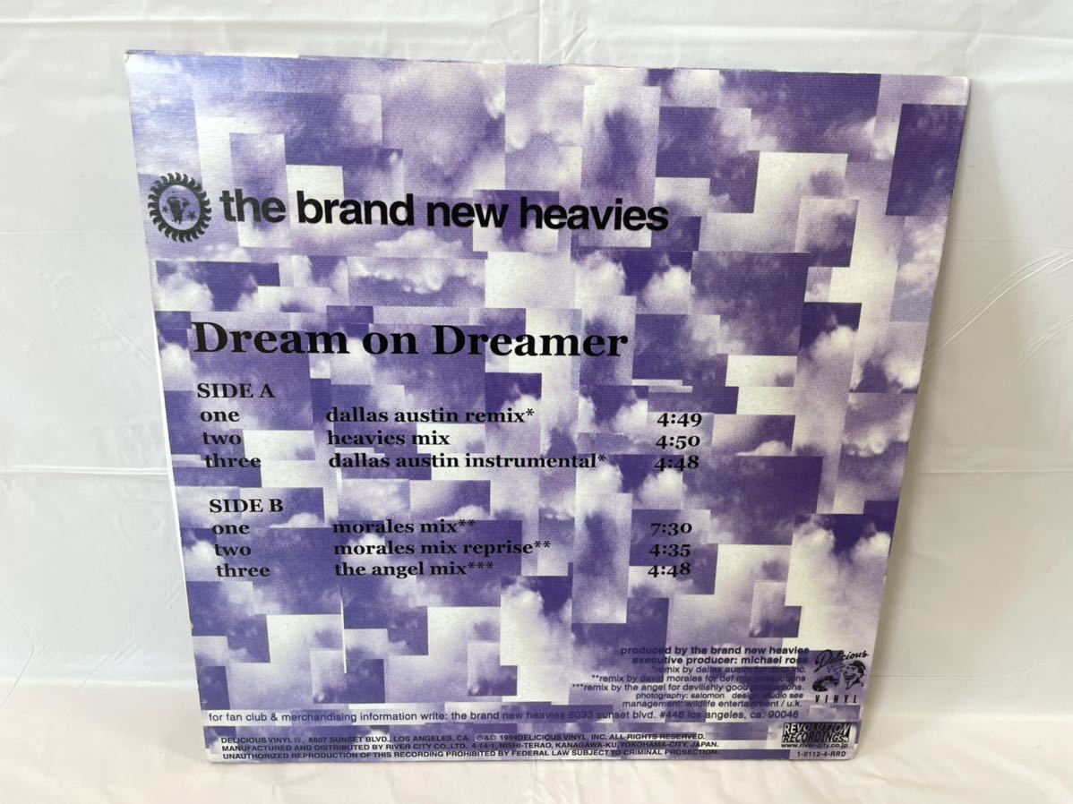 ★M415★ LP レコード THE BRAND NEW HEAVIES ブラン・ニュー・ヘヴィーズ Dream on dreamer_画像2