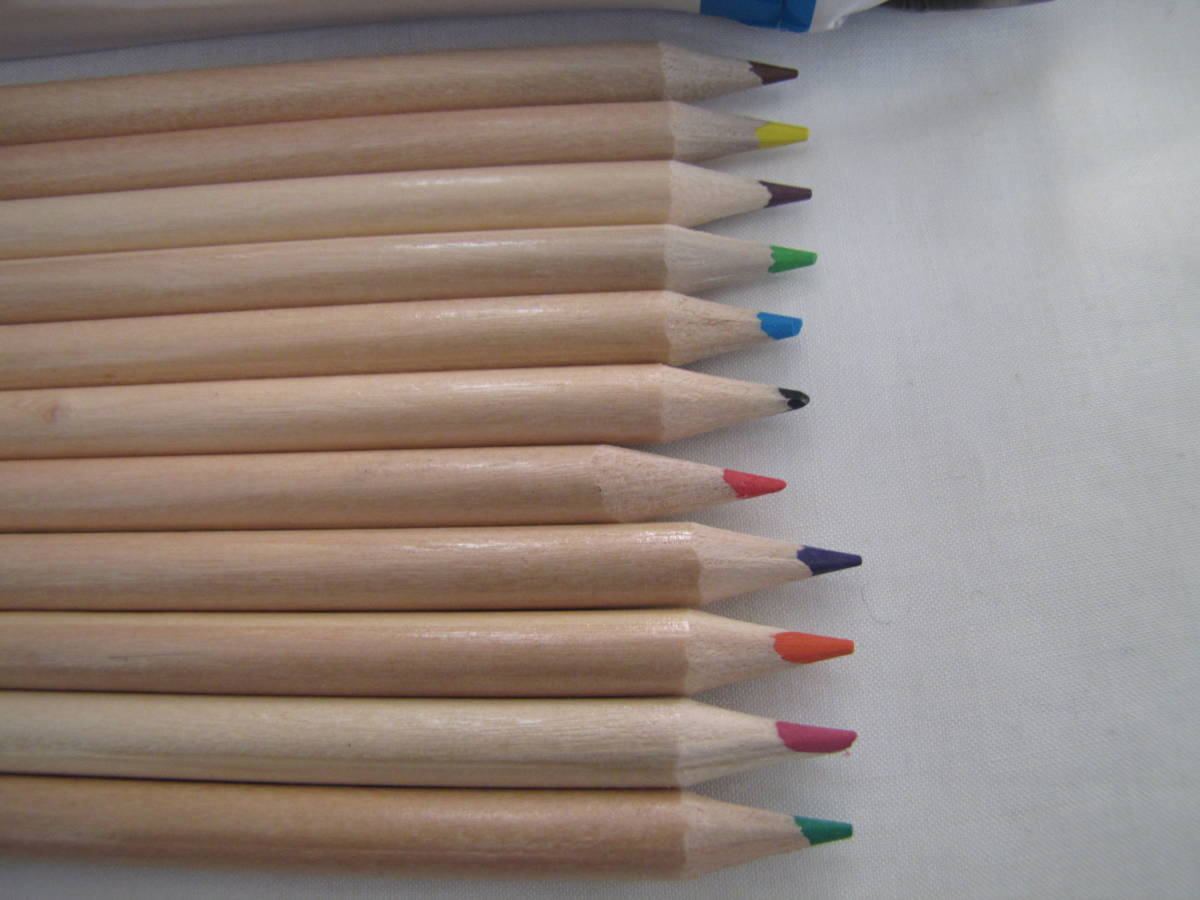  color pencil (11 color ) red pencil 8ps.@,4 color pencil 2 ps unused goods.