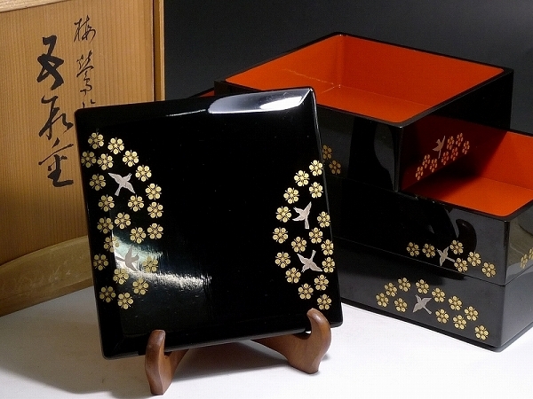 日本製 金蒔絵 重箱 五段重 - 通販 - icetran.com.br