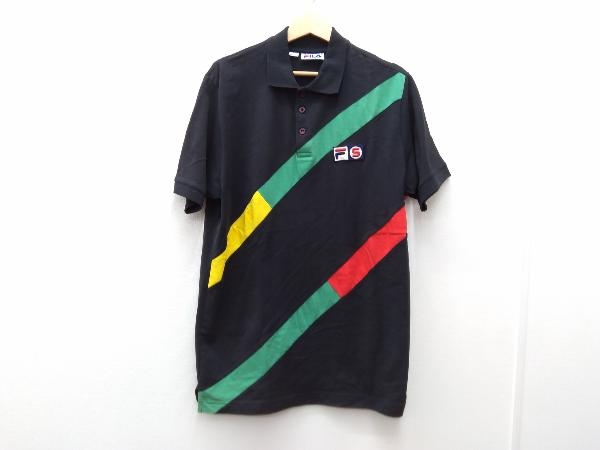 ヒート 限定コラボ!Supreme×FILA半袖ポロシャツM/別注シュプリーム