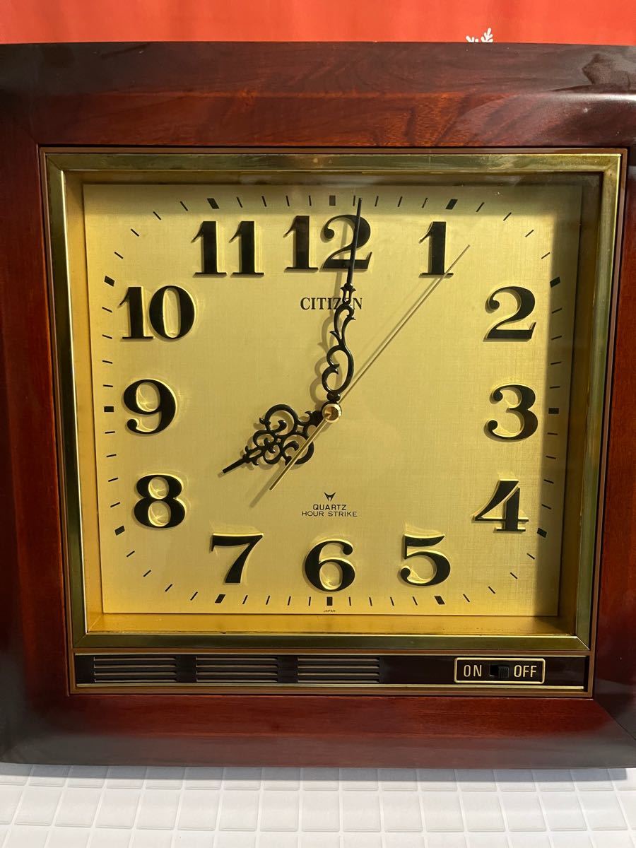 壁掛け時計 CITIZEN 昭和レトロ アンティーク 掛け時計