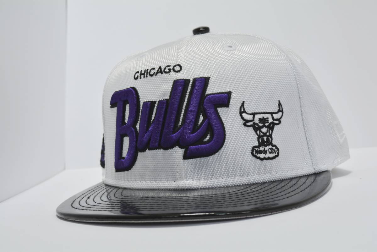 New Era ニューエラ NBA Chicago Bulls シカゴ ブルズ Retro logo Snapback キャップ FreeフリーSize ._画像1