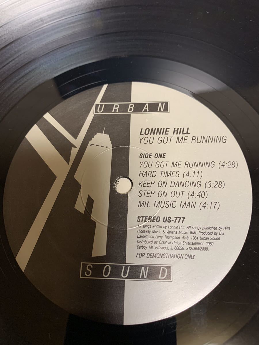 Lonnie Hill / You Got Me Running US-777_画像3