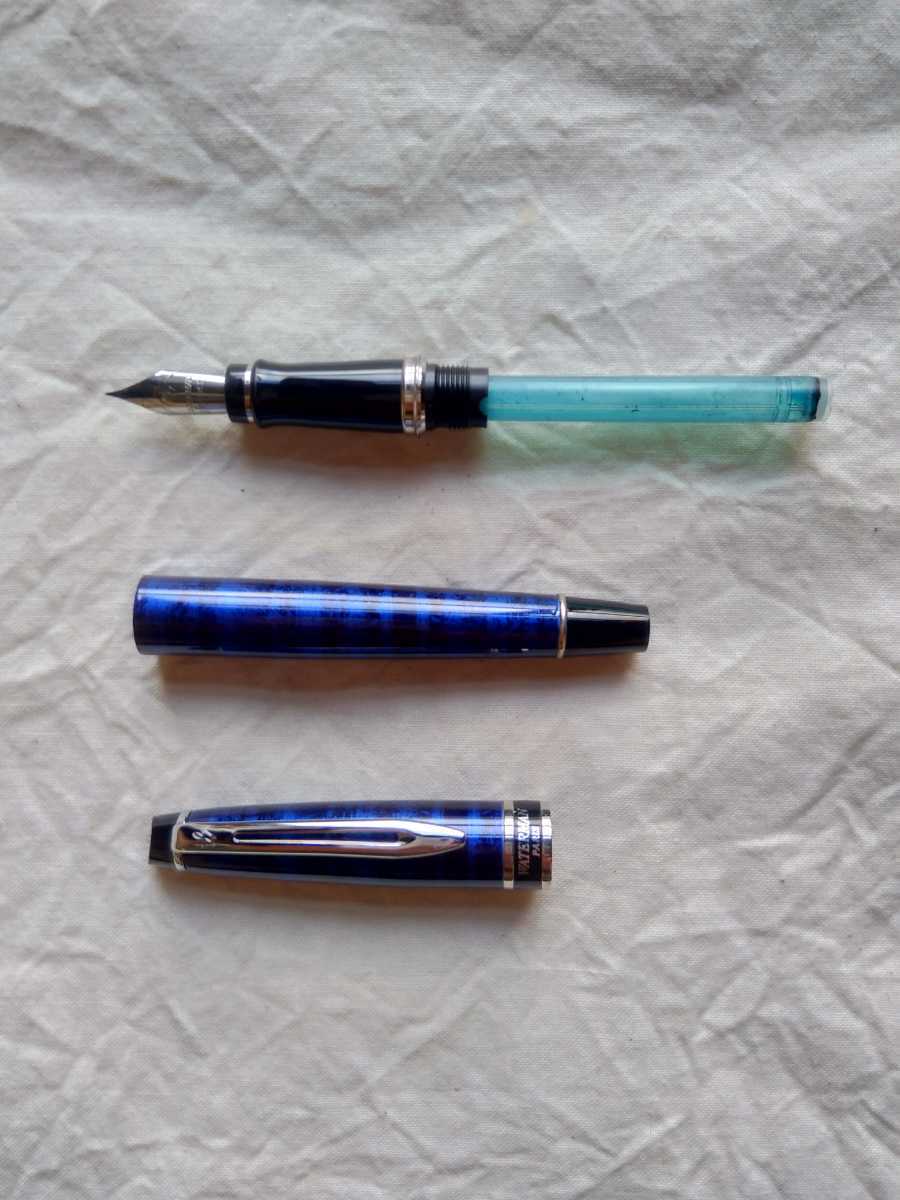 ウォーターマン　WATERMAN　万年筆　ボールペン　セット　ケース付　フランス製　美品_画像3