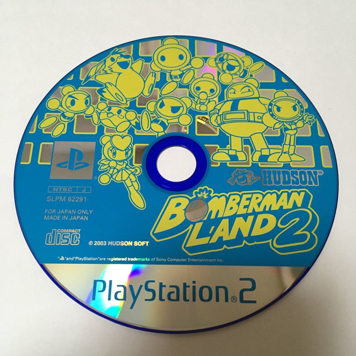 PlayStation2 ソフト　ボンバーマンランド2 動作未確認　ジャンク　プレステ2 ハドソン　SONY ソニー