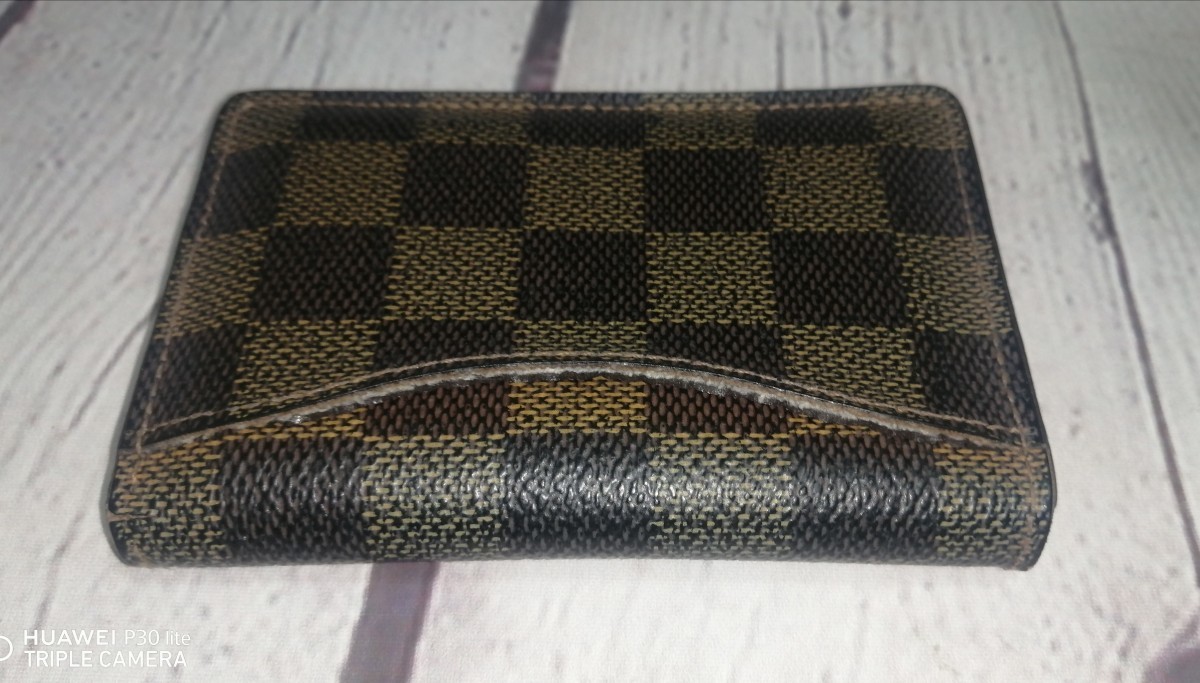 日本製】 【即日発送】LOUIS VUITTON カードケース ダミエ ルイ ...